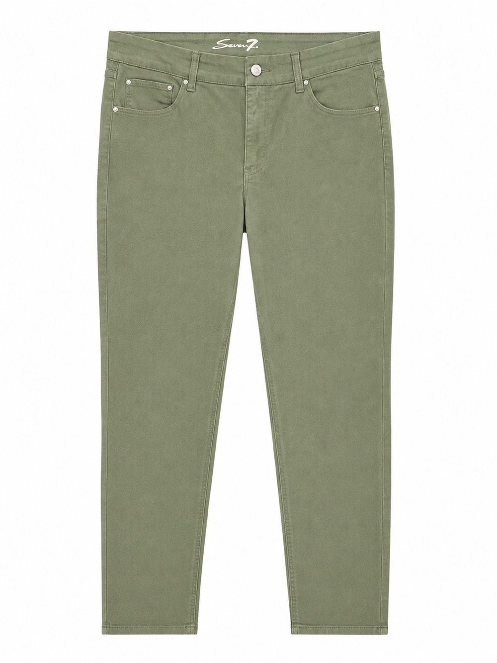 Seven7 Womens Skinny Jeans in Olive Green